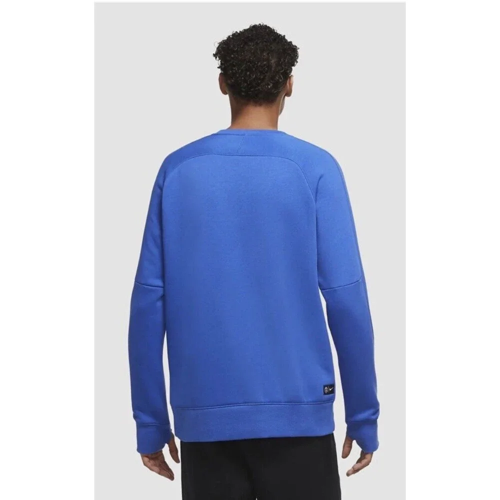 Nike Paris Saint Germain Crew Sweatshirt Blue Mens Sz XXL CI9555-410